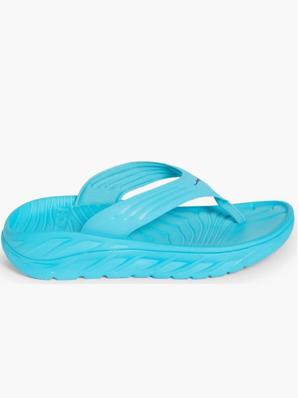 HOKA MENS SCUBA BLUE ORA RECOVERY FLIP FLOP